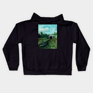 William Mitton Covered Bridge Kids Hoodie